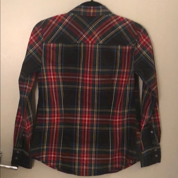 J Crew Multi-Color Plaid Button Down - Picture 3 of 3